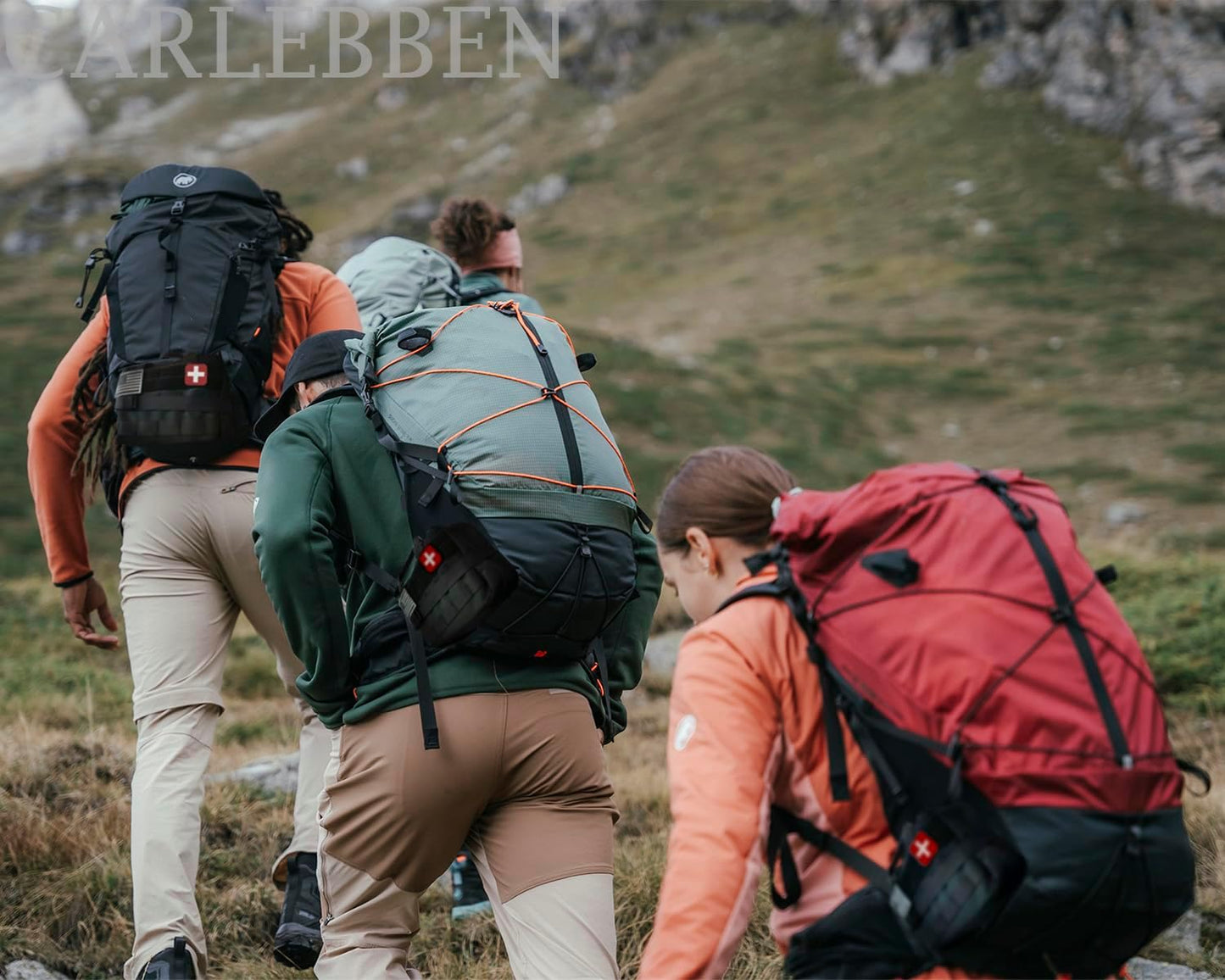 Carlebben Survival Kit Camping kit First Aid Kit Emergency Bugout Bag Gifts for Men Tactical Gear Accessories Molle Attachments Military