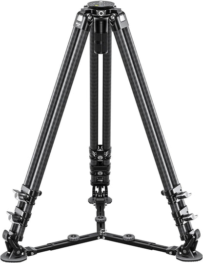 Leofoto LVC-193C Carbon Fiber Twin Leg Video Tripod+BV-15 Fluid Head