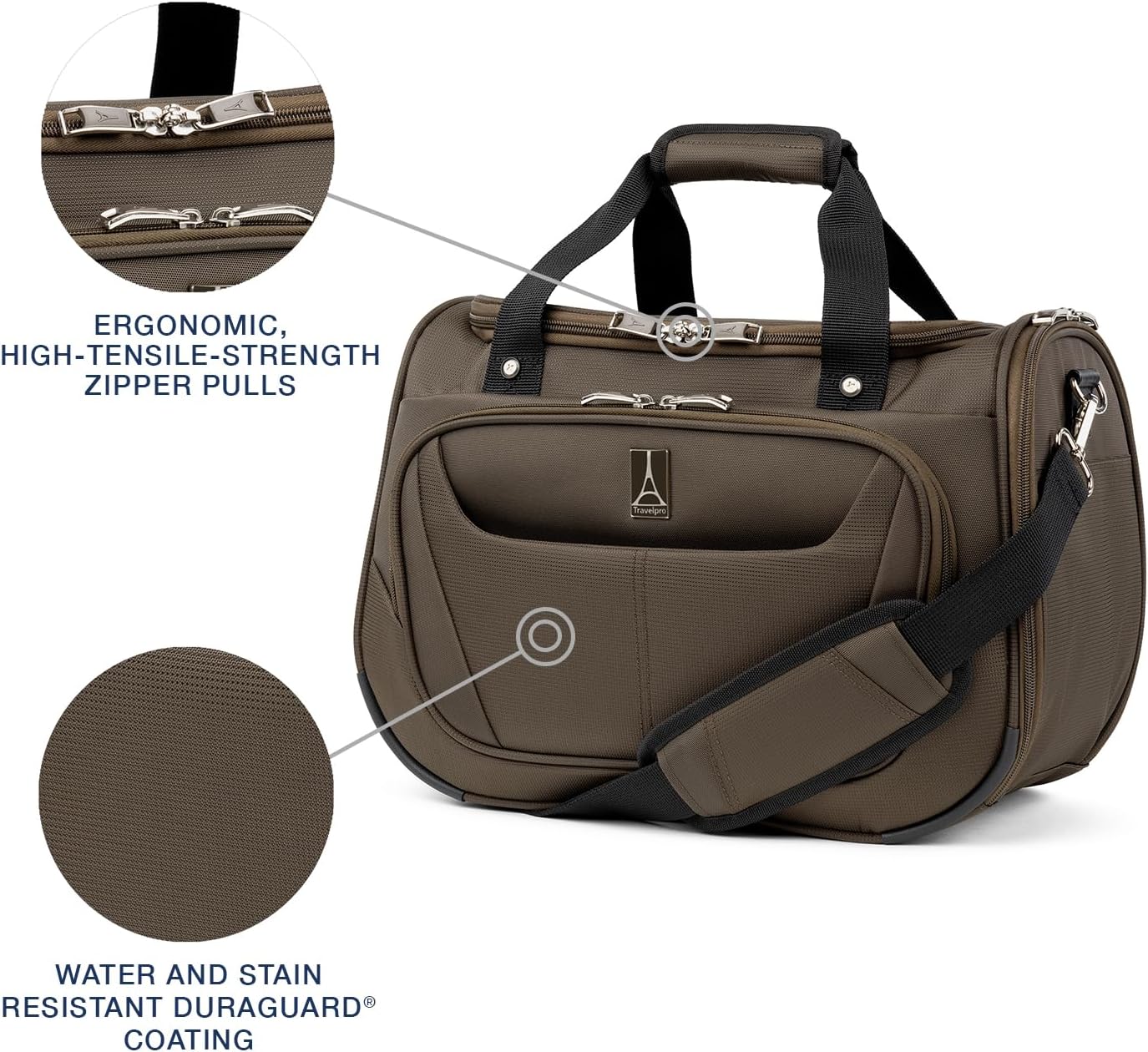 Travelpro Maxlite 5 Softside Lightweight Underseat Carry-On Travel Tote, Overnight Weekender Bag