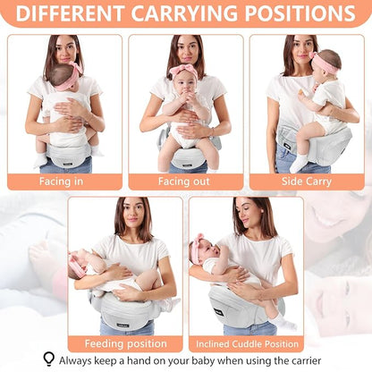 HKAI Baby Hip Carrier, Mom’s Choice Award Winner, Baby Carrier - Image 8