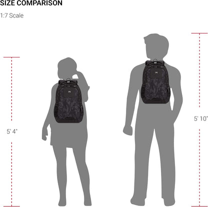 SwissGear Cecil 5505 Laptop Backpack, Black Cod/Camo, 18-Inch