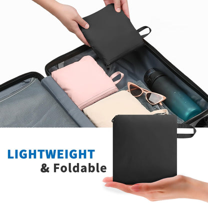 ZOMFELT Hiking Backpack for Women Men, 15L Lightweight Packable Backpack for Trip, Water Resistant Small Travel Backpacks, Foldable daypack for Hiking, Walking, Cycling, Camping, Black