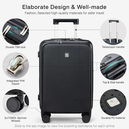 Hanke Grace Carry On Luggage - Image 3