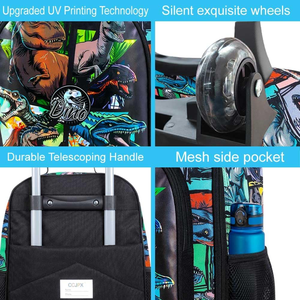 Kids Luggage for Boys Girls, Toddler Rolling Travel Carry on Suitcase with Wheels