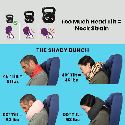 Cabeau Travel Pillow for Long Flights – Evolution X - Memory Foam Neck Support - Comfort On-The-Go for Airplane, Train, and Car (Diamond)