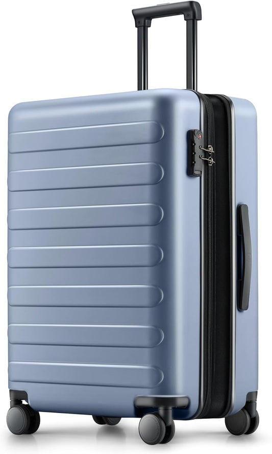 Carry on Luggage 22 X 14 X 9 Airline Approved, 20 Inch Luggage for 3-5 Days Travel, Double Spinner Wheels, 100% Hardshell PC, TSA Lock (00-Shadow (Expandable), Checked 24-Inch)