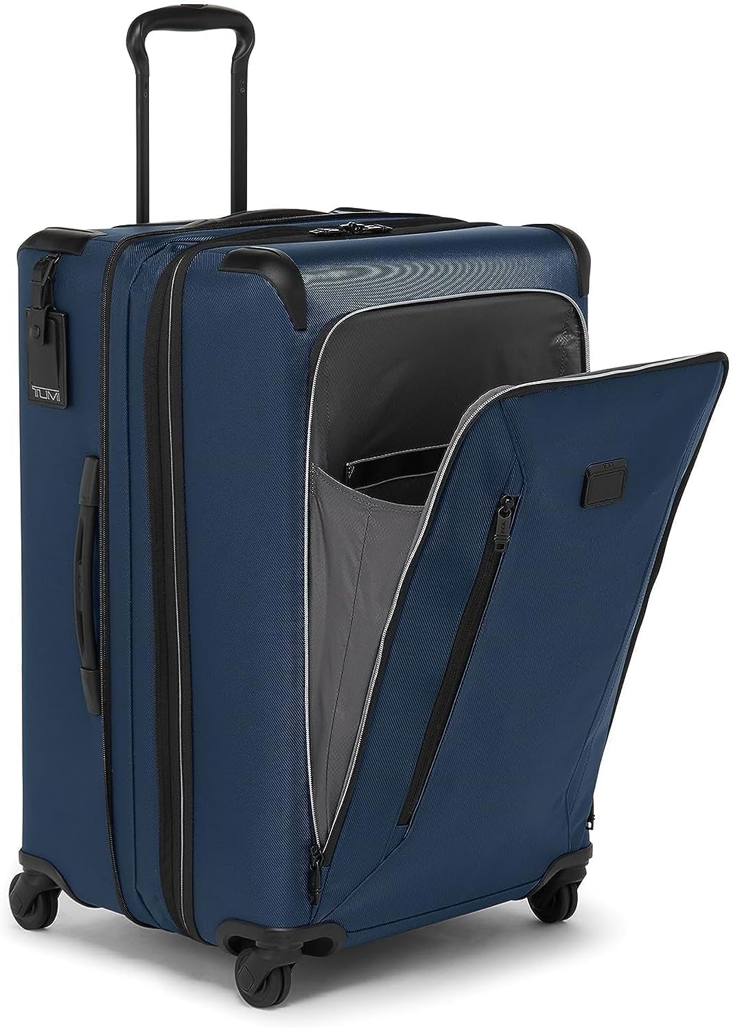 TUMI - Aerotour 4 Wheel Expandable Luggage - Men's and Women's Lightweight Business and Leisure Travel Suitcase - 26" Short Trip Expandable Packing Case, Navy