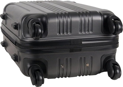 Kenneth Cole REACTION Out of Bounds Lightweight Hardshell 4-Wheel Spinner Luggage, Rose Gold, 20-Inch Carry On