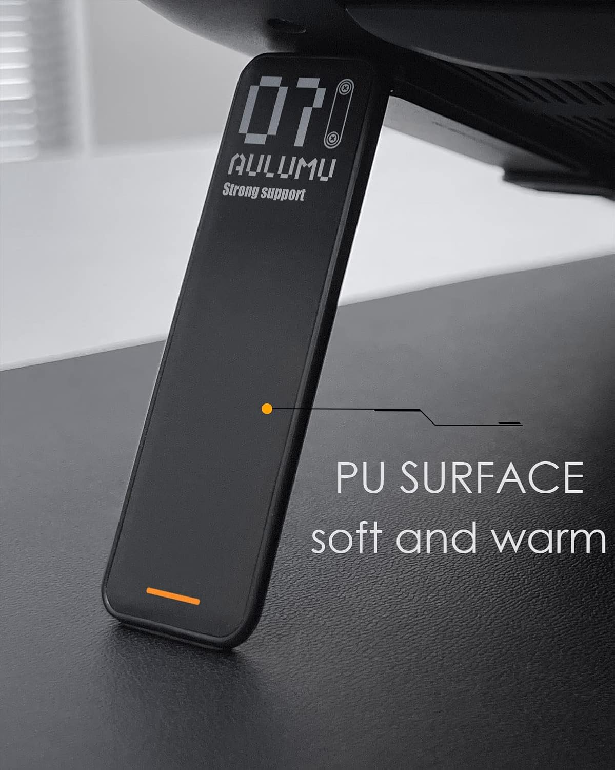 Aulumu G07 Pop Up Leg Stands Laptop, Super Portable Cooling Laptop Stand, Ergonomic Laptop Riser Lift for Desk for MacBook, All Laptops, Tablets, 8-20'', Black