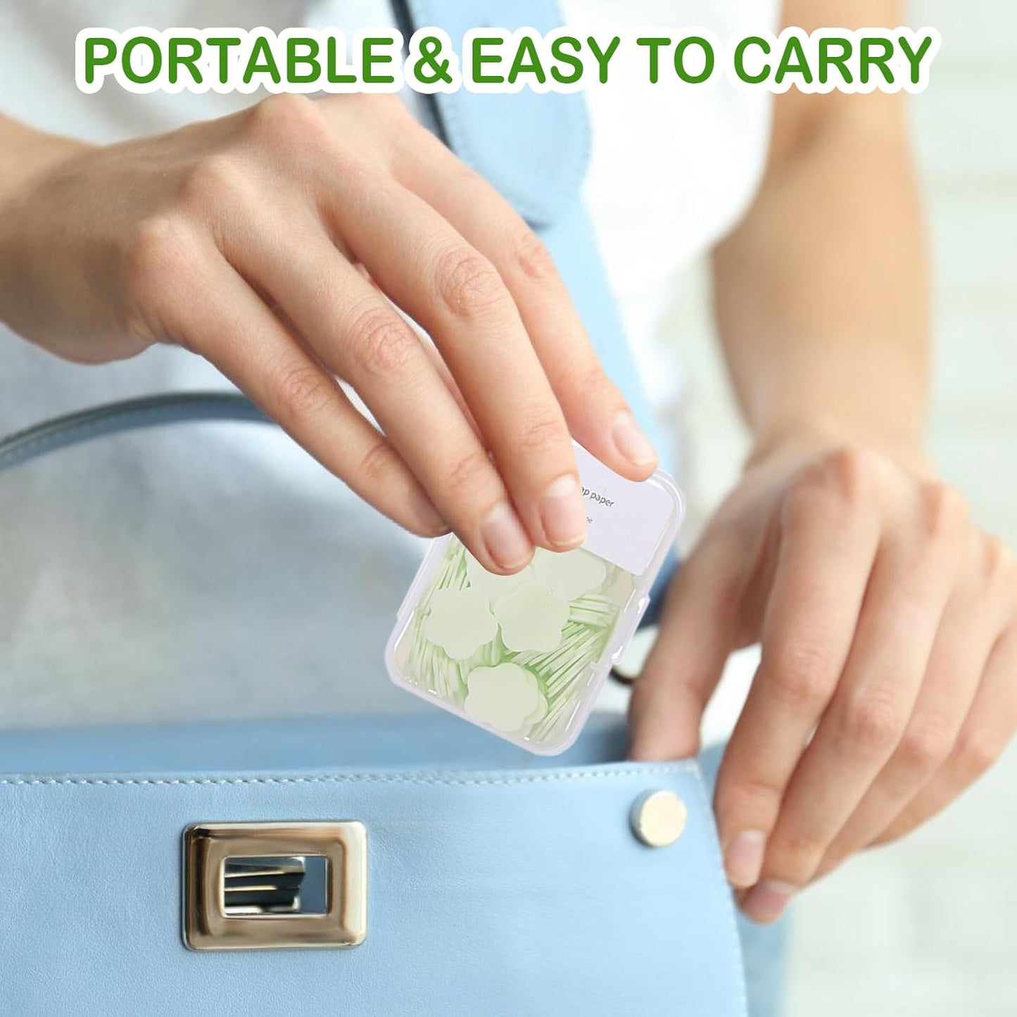 600PCS Portable Mini Soap Sheets – Scented Disposable Hand Washing Paper, Travel-Friendly & Water-Soluble Soap for Camping, Hiking & Outdoor Use