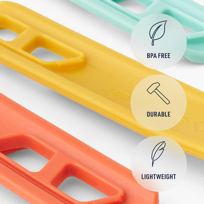 Sea to Summit Passage Camp Cutlery Set, Fork, Spoon and Knife, Spicy Orange