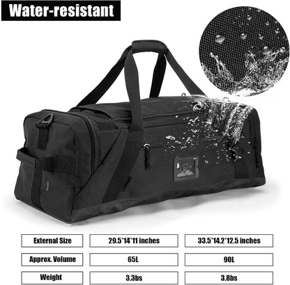 Large Duffle Bag,Gym Bags For Men Weekend Bag For Women Travel Backpack Carry On Sports Duffel Bag