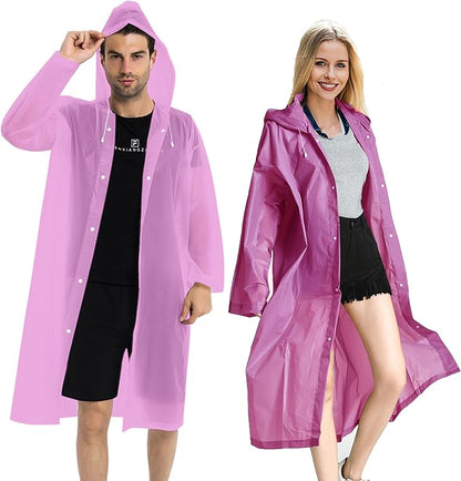 Rain Coats - Reusable EVA Rain Ponchos by COOY
