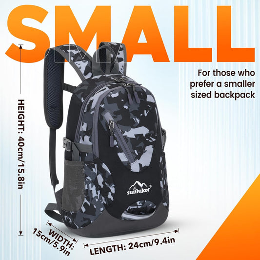 sunhiker Small Cycling Hiking Backpack Water Resistant Travel Backpack Lightweight Daypack M0714 （20-25L）