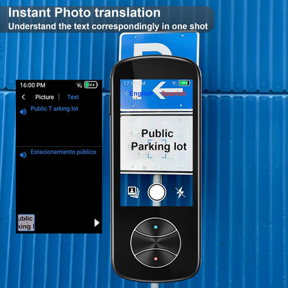 Language Translator Device No WiFi Needed, AI Translator Two Way Real Time Voice Translation with 137+ Languages, Offline/Photo Translation for Travel Business Learning