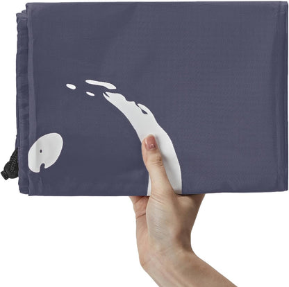 HOMEST XL Wash Me Travel Laundry Bag, Dirty Clothes Organizer, Large Enough to Hold 4 Loads of Garments, Easy Fit a Hamper or Clothing Basket, Grey