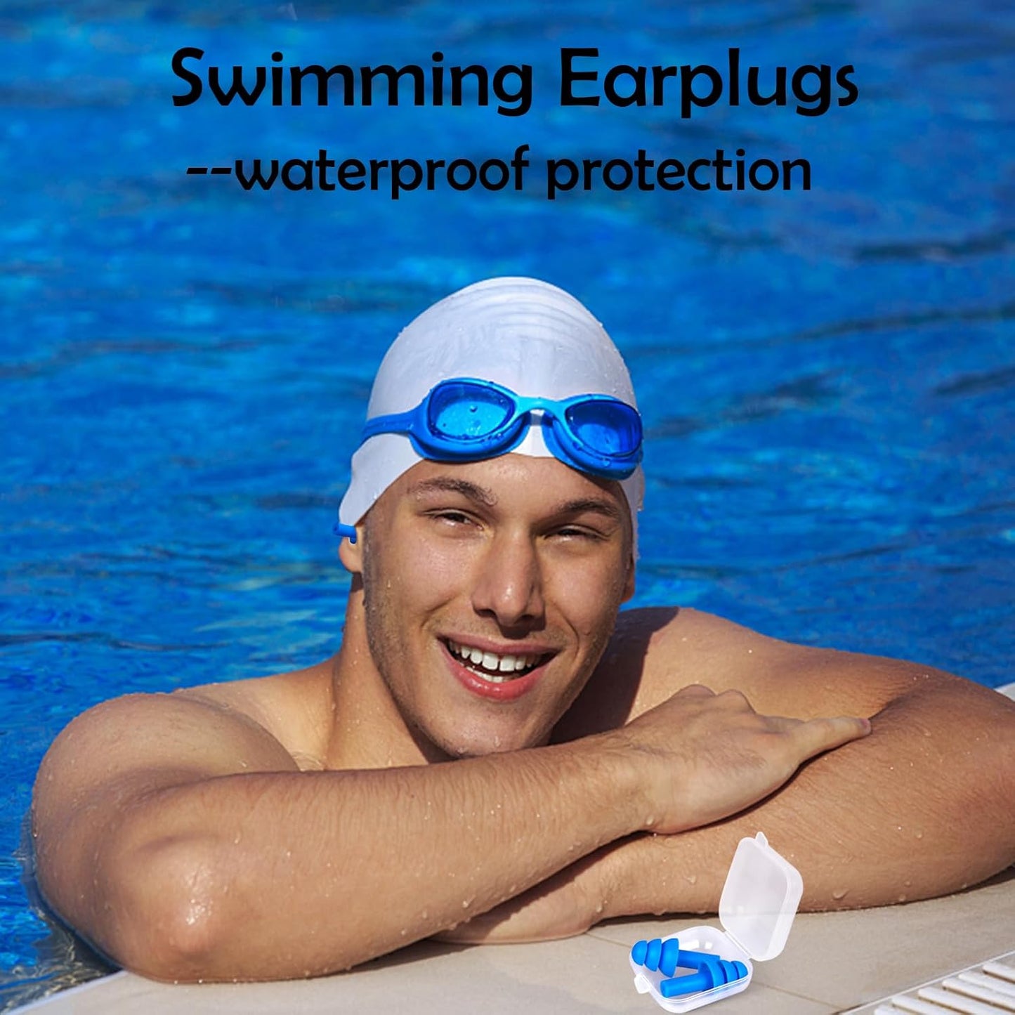 200 Pairs Ear Plugs for Sleeping Noise Cancelling, Reusable Silicone Sound Blocking Earplugs, Waterproof Noise Reduction Ear Plugs for Shooting, Swimming, Concerts, Snoring