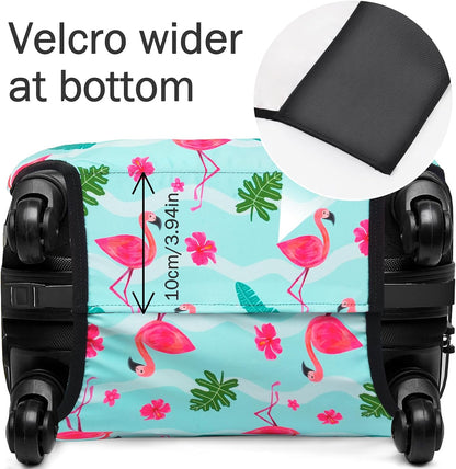 Luggage Cover for Suitcase Elastic Suitcase Cover Protector, Carry On Luggage Sleeve Anti Scratch Travel Essentials Fits 20-22 Inch Suitcase