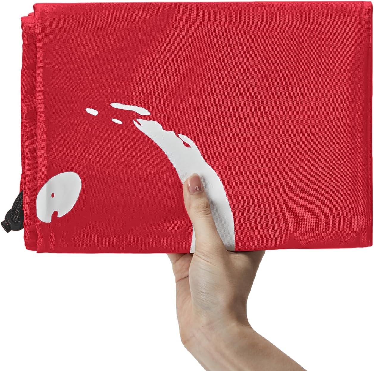 HOMEST 2 Pack XL Wash Me Travel Laundry Bag, Dirty Garments Organizer, Large Enough to Hold 4 Loads of Clothes, Easy Fit a Hamper or Clothing Basket, Black and Red