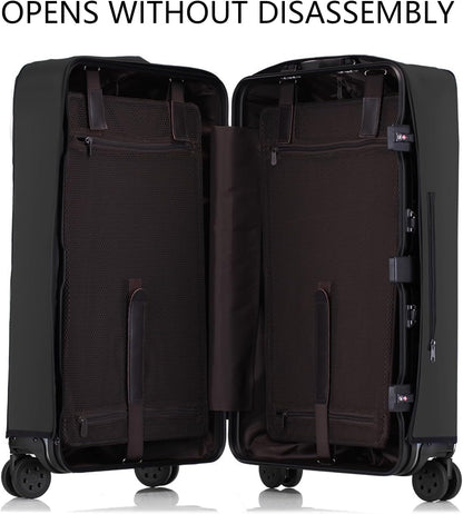 Transparent PVC Suitcase Cover, No Disassembly Required Clear Luggage Protector Suitcase Cover