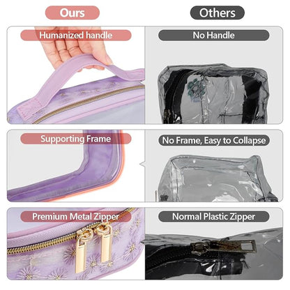 PACKISM Floral Texture TSA Approved Toiletry Bag - Image 5