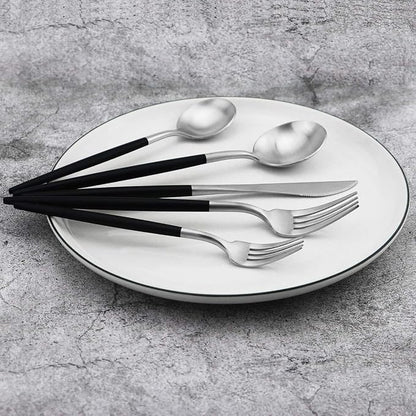 Gugrida 20-Piece 18/10 Stainless Steel Flatware Silverware, Luxury Dinnerware - Image 3
