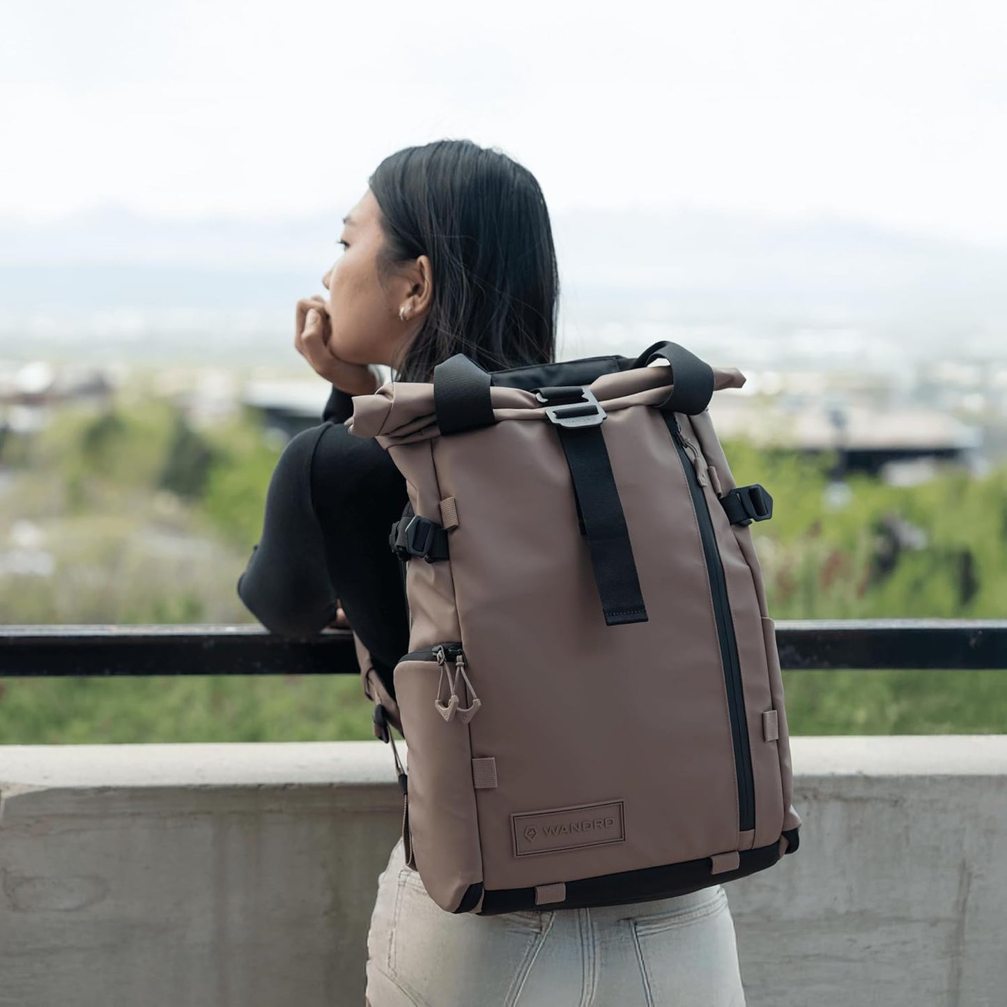 WANDRD All New PRVKE 15L V4 Camera Backpack: Built-In Camera Cube Travel Backpack with Quick Side Access, Rolltop Expansion, Clamshell Opening, Magnetic Tote Handles