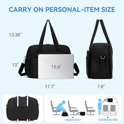 CLUCI Gym Bag for Women, Travel Duffle Bag Carry on Weekender Bags Puffer Tote Bag