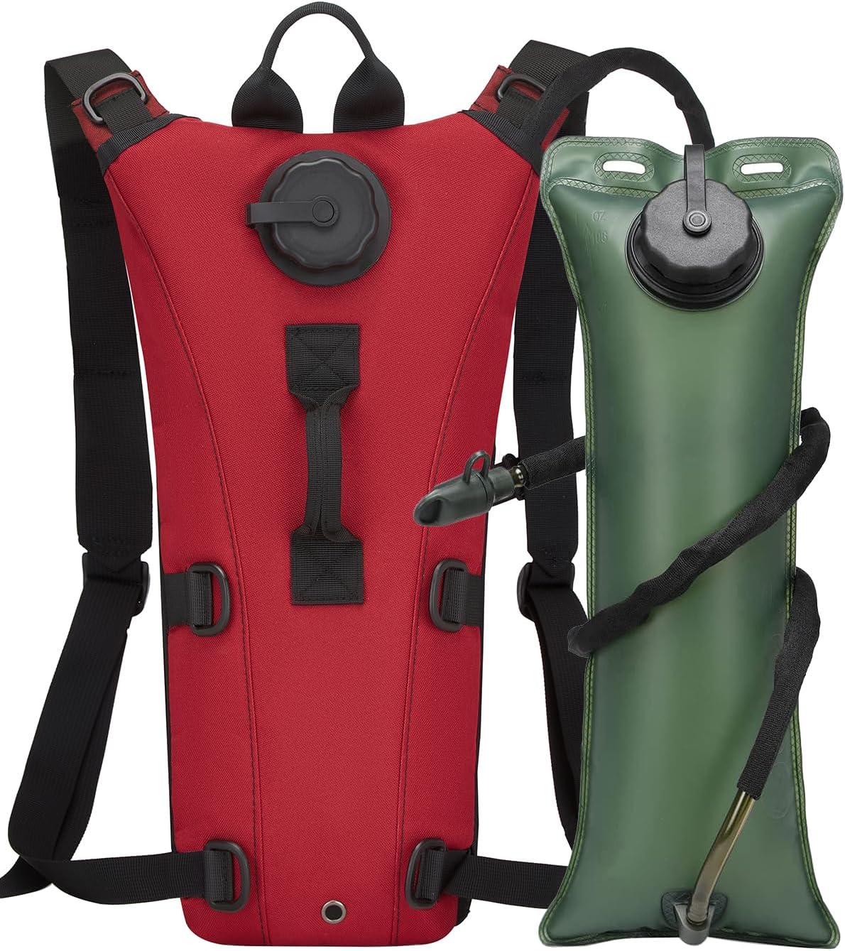 ATBP Tactical Water Hydration Pack Military 3L Water Bladder Carrier Backpack Leakproof for Running Jogging Cycling Hiking