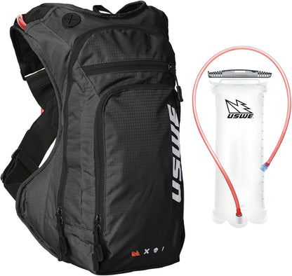 USWE Outlander Moto Hydration Pack, Running, Hiking Hydration Backpack with Water Bladder, Hydropack for Men and Women, Backpack Gear and Equipment for Cycling, MTB