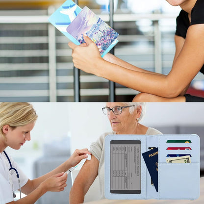 ZOPPEN Passport Holder Wallet, Passport Cover Travel Wallet Women Travel Essentials Accessories Document Organizer Travel Must Haves Rfid Blocking Cover Case for Women and Men, Lavender