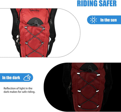Zavothy Hydration Backpack with 2L Hydration Bladder Water Backpack for Hiking Hydration Pack for Running Cycling Hiking