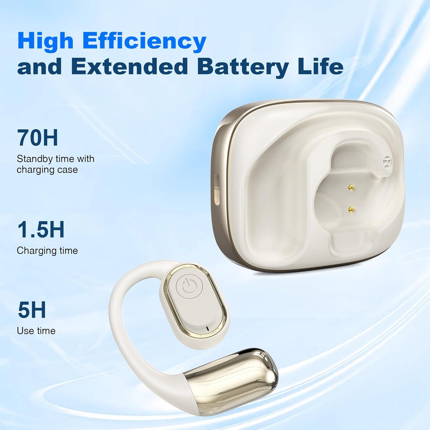 Ai Translation Earbuds Real Time, 3-in-1 Language Translator Earbud 144 Languages Wireless Translation Earbuds, Fit iOS and Android, Wireless Headphones for Travel Business Learning (Black)