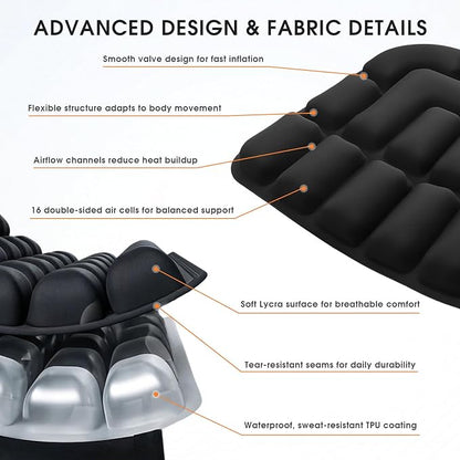 3D Inflatable Seat Cushion for Airplane Travel - Image 8