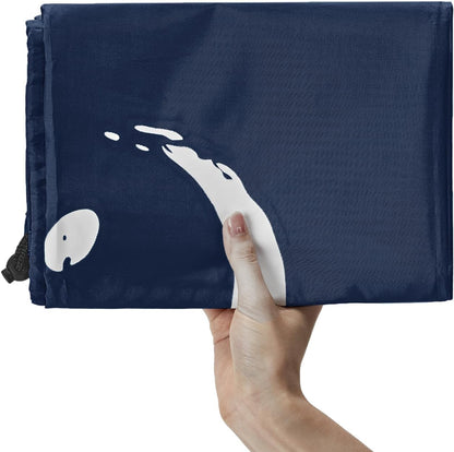 HOMEST 2 Pack XL Wash Me Travel Laundry Bag, Dirty Garments Organizer, Large Enough to Hold 4 Loads of Clothes, Easy Fit a Hamper or Clothing Basket, Azure and Blue