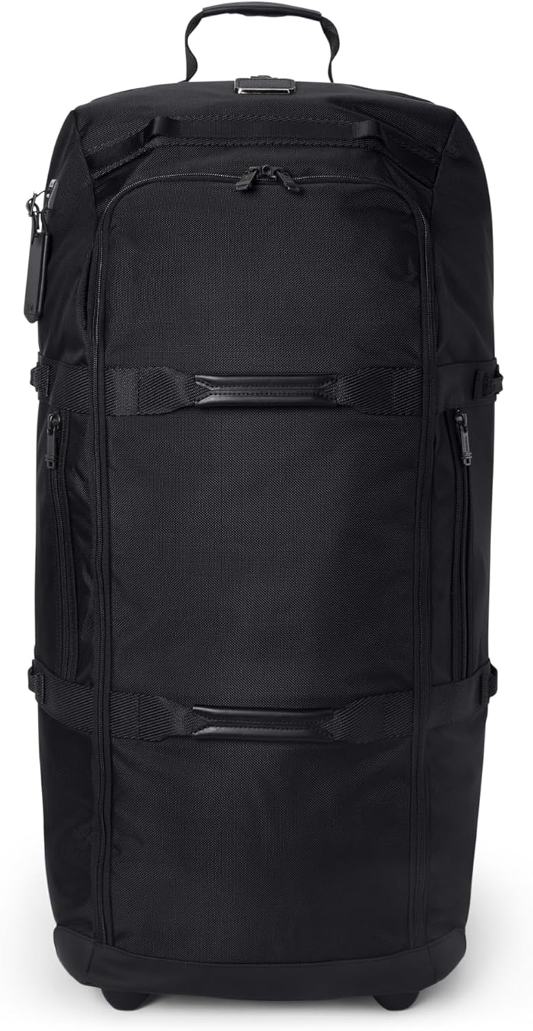 TUMI - Alpha Bravo Collapsible Duffel - 85 L Capacity - Black Duffel for Travel - 31.5" X 14.3" X 12.0" - Black