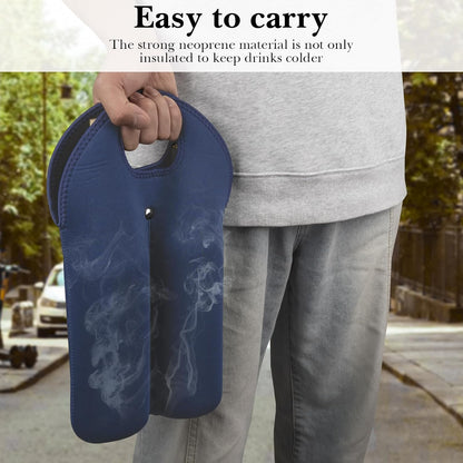 Linkidea Wine Travel Carrier & Cooler Bag, Wine Carrying Tote Picnic Cooler
