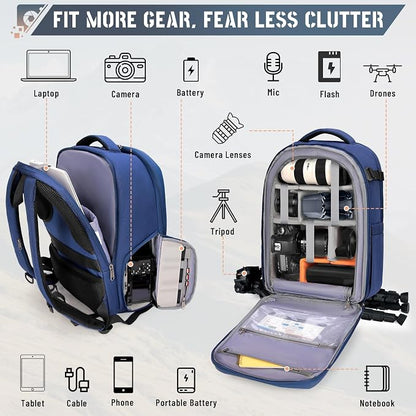 RAINSMORE Camera Backpack Hard Shell - Image 2