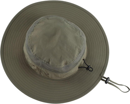 Home Prefer UPF 50+ Men's Sun Hat Wide Brim Bucket Hat UV Protection Hat for Mens Womens Beach Safari Gardening Golf Fishing
