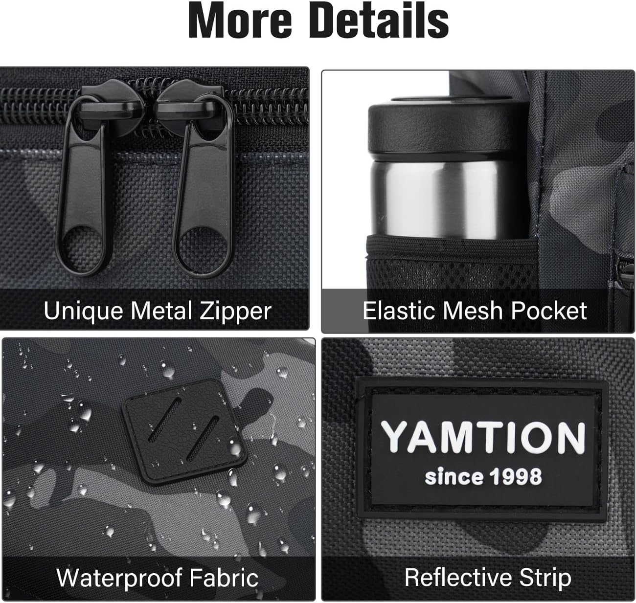 School Backpack,Classic Bookbag Men and Teen Boy Schoolbag with USB Charging Port for High School College Office Work Travel