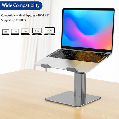 BESIGN LSX6N Laptop Stand, Ergonomic Adjustable Notebook Stand, Riser Holder Computer Stand Compatible with Air, Pro, Dell, HP, Lenovo More 10-15.6" Laptops, Gray