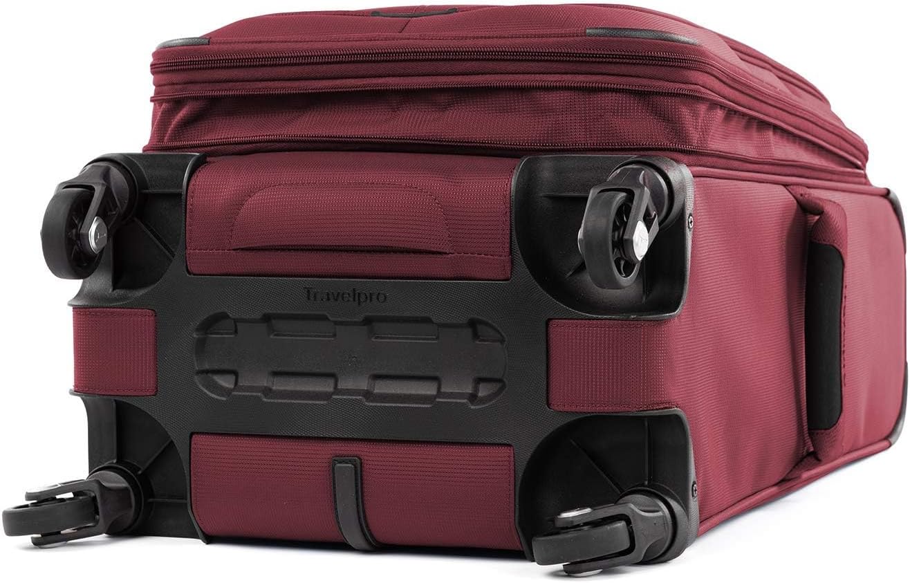 Travelpro Maxlite 5 Softside Expandable 2-Piece Luggage Set — Carry-On and Medium Checked Luggage — Burgundy