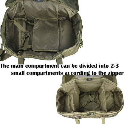 3 In 1 Military Backpack Travel Duffle Bag for Weekender Gym Traveling Workout Deployment