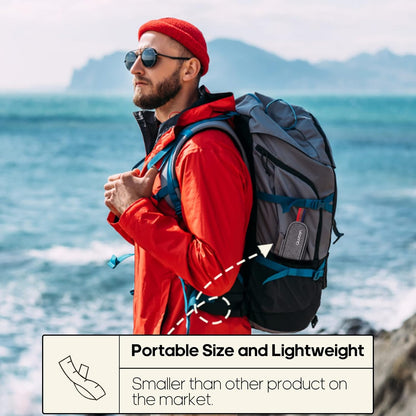 Travel Utensils with Case, Quatish Portable Silverware Set for Work, Stainless Steel Reusable Travel Cutlery Set, Fork and Spoon Set for Camping, Picnic, Gadgets, Lunch Box for Men, Blue