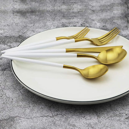 Gugrida 20-Piece 18/10 Stainless Steel Flatware Silverware, Luxury Dinnerware - Image 5