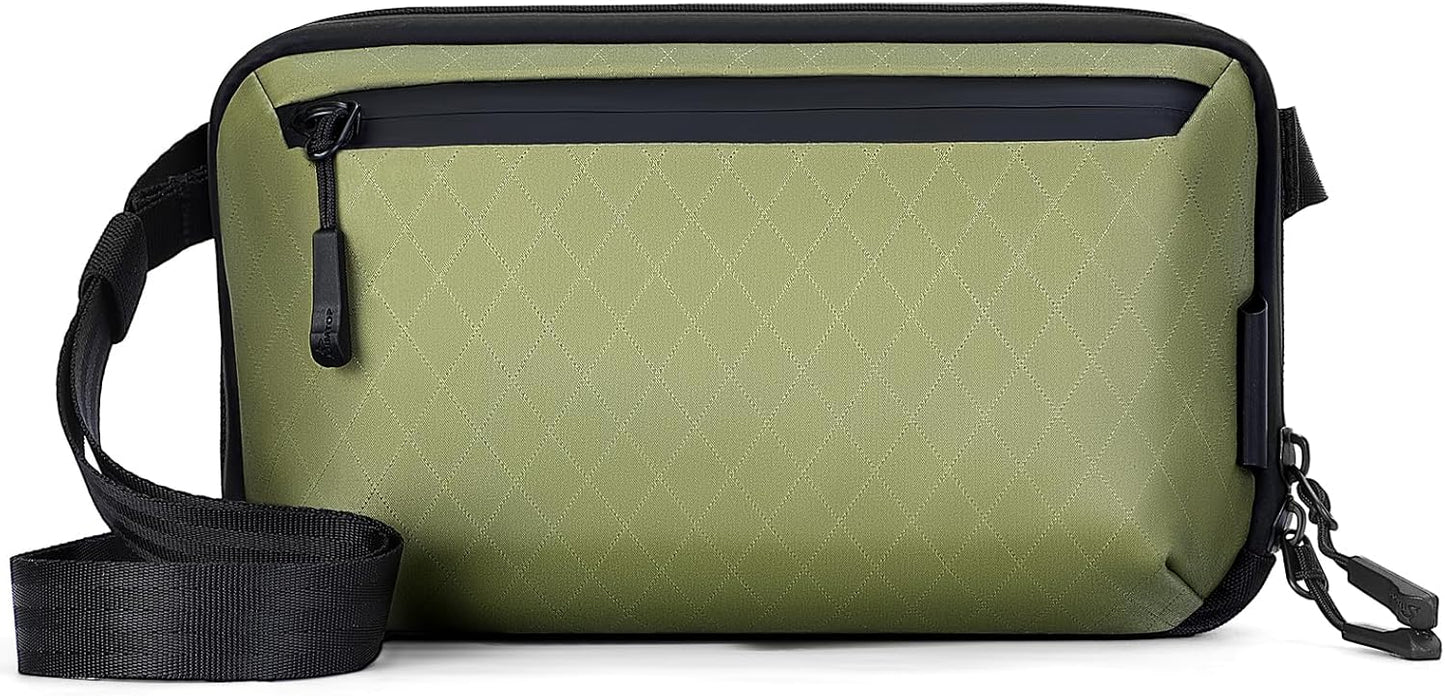 Electronics Organizer Tech Travel Pouch – Waterproof Nylon Diamond Quilted & 900D Travel Case Cable Bag for Cords Chargers