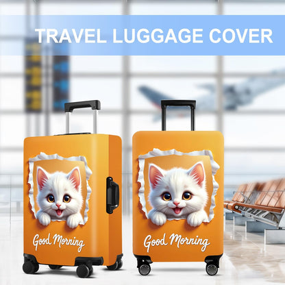Luggage Cover Washable Suitcase Protector Anti-scratch Suitcase cover Fits 20-34 Inch Luggage (CAT2, S(20-22inch suitcase))