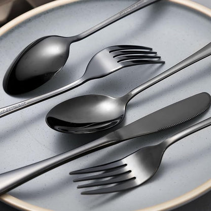 Portable Utensils Set with Case, Lunch Box Includ Fork Spoon Knife, Dishwasher - Image 4