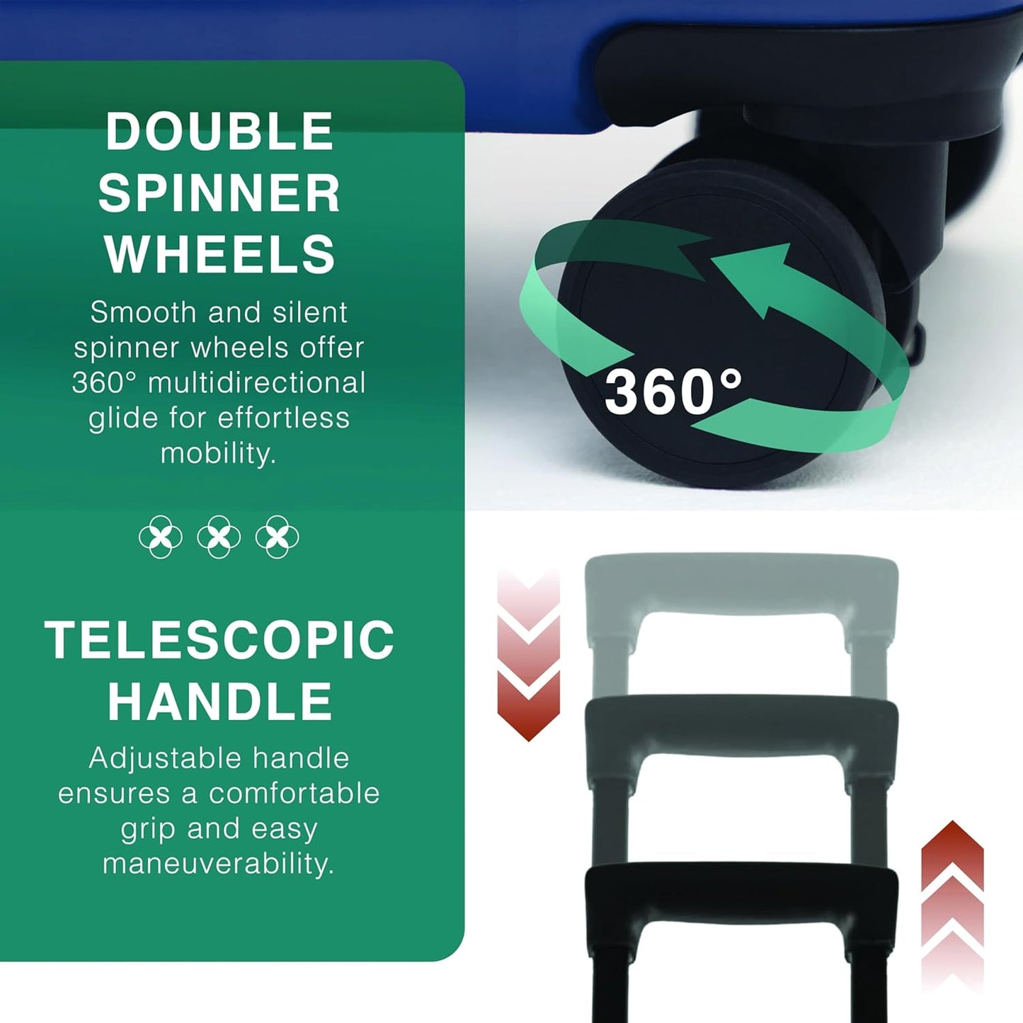 28 Inch Luggage with Spinner Wheels, Hard Shell Suitcase with TSA Locks for Luggage, Travel Large Suitcase, Expandable Hard Shell Suitcases, Navy