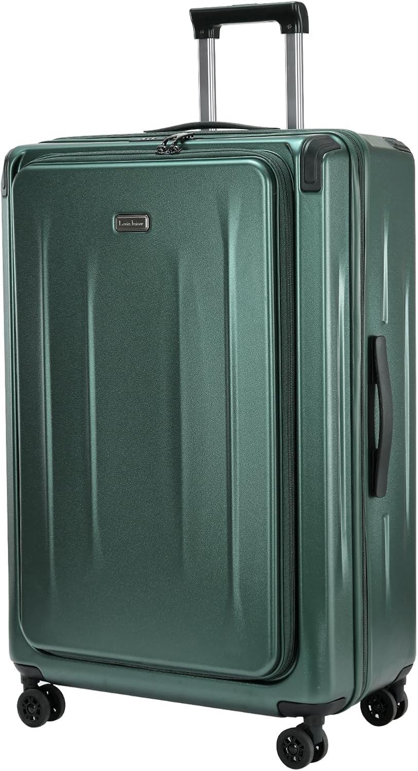 Premium Carry On Luggage, 29 Inch Top Opening Aluminum Frame Airline Approved ABS+PC Hard Shell Suitcases with Silent Wheels, TSA Lock, Front Pocket & Wet-dry Separated Six-piece set